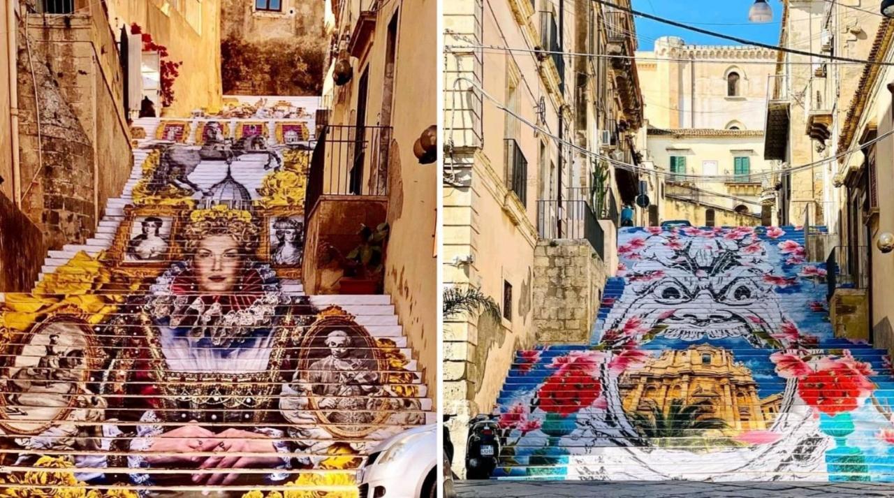 Appartamento Terrazza Mandala Noto Esterno foto
